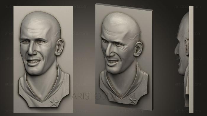 Busts and bas-reliefs of famous people (BUSTC_0726) 3D model for CNC machine